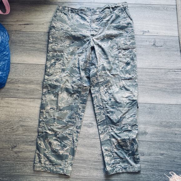 US Air Force Pants Mens 36 Digital Tiger Stripe Camo Combat Military - Picture 1 of 6